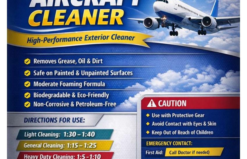 High Foaming Aircraft Cleaner
